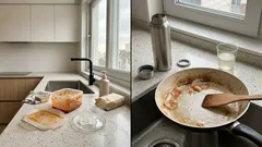 토마토·카레 착색된 플라스틱 용기, 설탕 흔들기로 빠르게 리셋하는 법