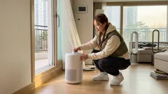 봄철 꽃가루 줄이는 공기청정기 위치, 창문 정면 모서리가 답인 이유