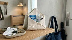 손수건 30초 접기로 미니 파우치 만드는 법, 바느질 없이 가방 정리 끝